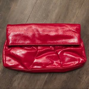 Red Steve Madden clutch FLAWLESS NWOT perfect bag!